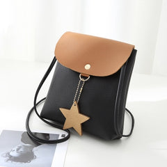 2019 Brand Fashion Mini Crossbody Messenger Bag Women Star Small Leather Change Coin Bag Shoulder Pouch for Teenage Girls Kids