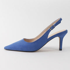 ZHENZHOU Charming Elegant Sexy Multicolor Suede Women's Slingback High Heels Pump/Sandals Shoes Dress Party OL Valentine Shoes