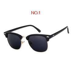 YOOSKE Retro Polarized Sunglasses Men Women Classic Brand Designer Square Sun Glasses Driving Mirror UV400 Eyewear