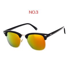 YOOSKE Retro Polarized Sunglasses Men Women Classic Brand Designer Square Sun Glasses Driving Mirror UV400 Eyewear