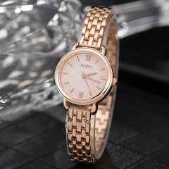 Women's Clock Ladies Fashion Simple Stylish Marble Mirror Dial Watches Women Simple Stainless Steel Casual Wrist Watch Top Hot
